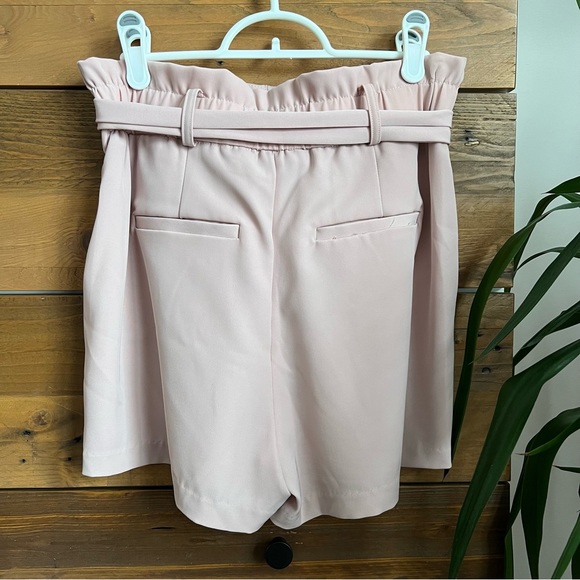 Dynamite Light Pink Dressy High Waisted Shorts - Picture 2 of 2